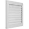 Ekena Millwork Vertical Surface Mount PVC Gable Vent: Functional, w/ 3-1/2"W x 1"P Standard Frame, 28"W x 28"H GVPVE28X2801SF - alternate 5